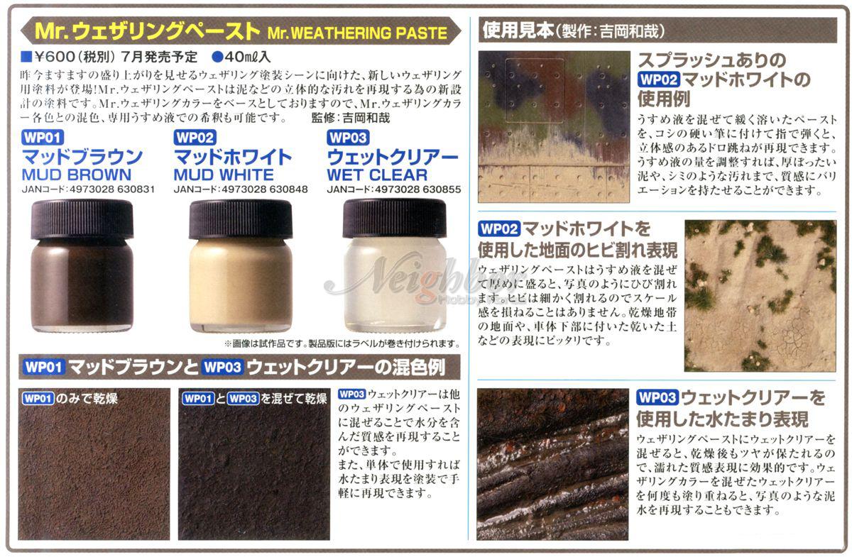 WP-01 Mr.Weathering Paste - Mud Brown