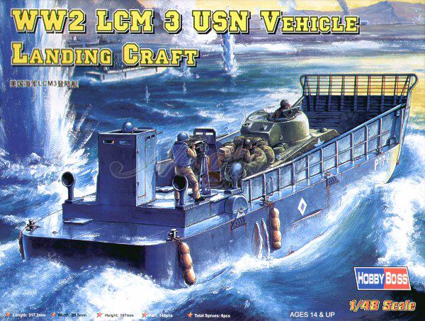 1/48 WWII LCM 3 USN Vehicle Landing Craft