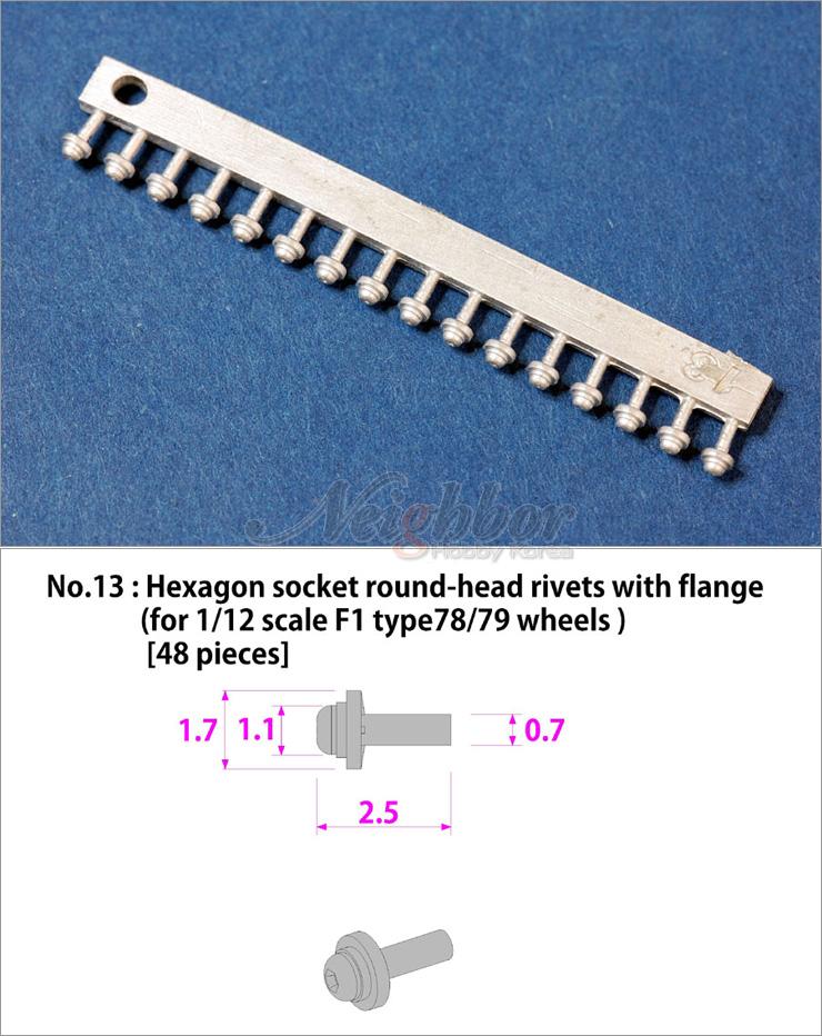 Hexagon Socket Round-Head Rivets with Flange